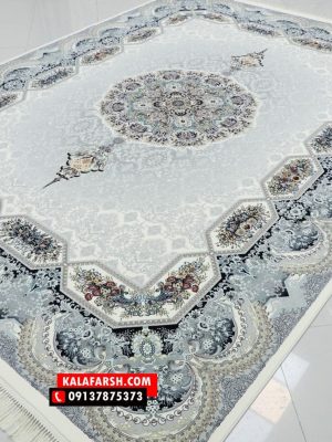 فرش کاشان طرح هالیدی 1200 شانه