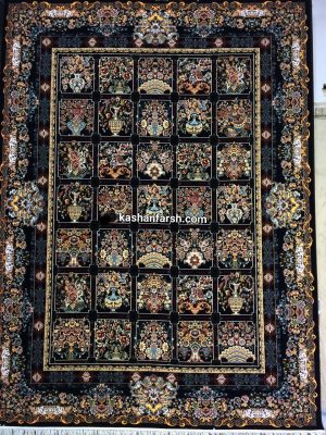 فرش کاشان طرح زیبای گلناز 700 شانه