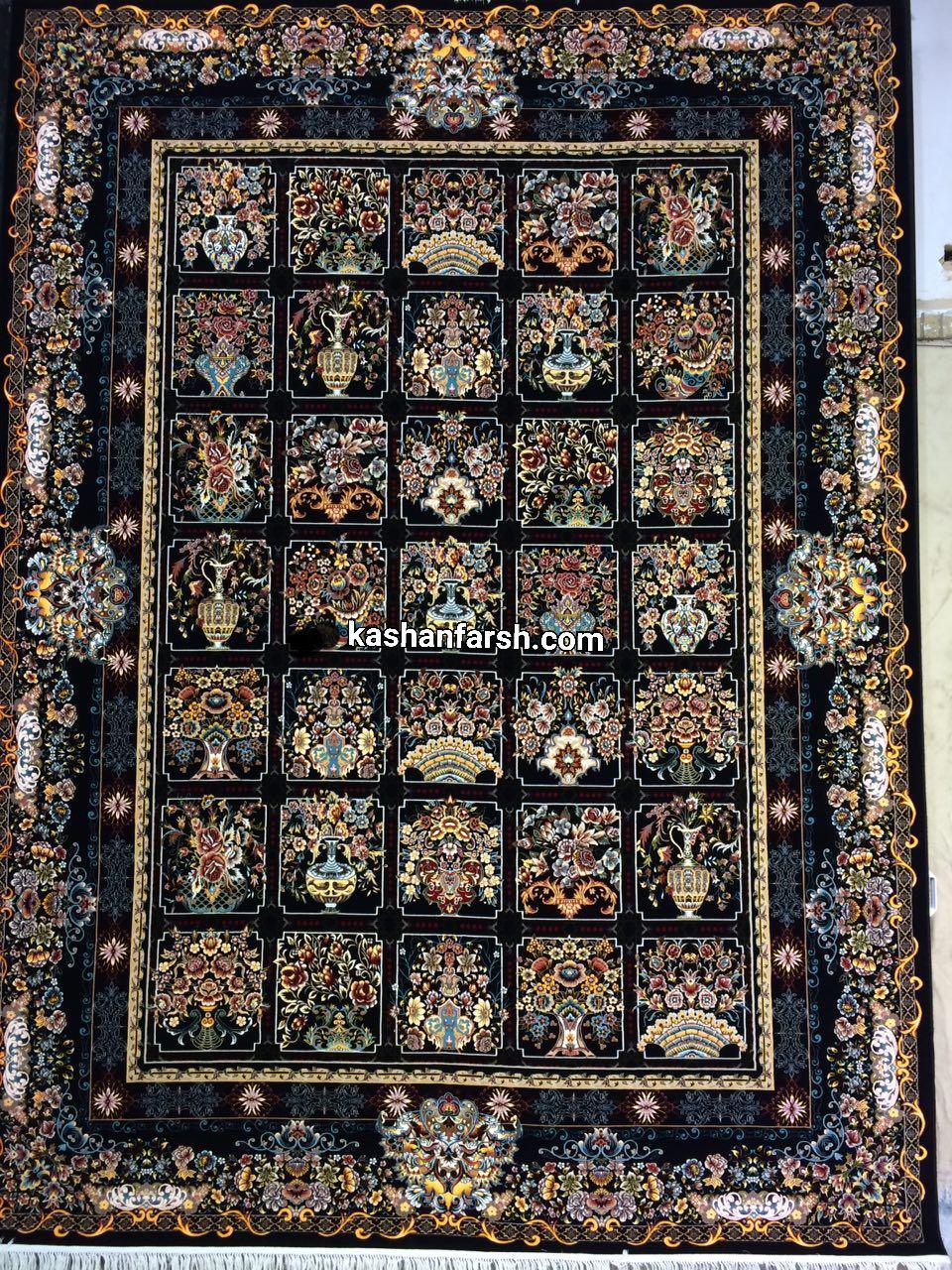 فرش کاشان طرح زیبای گلناز 700 شانه - Image 2