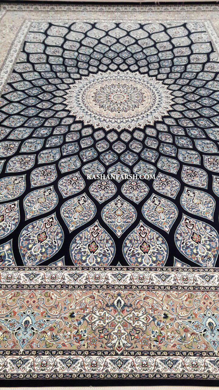 فرش کاشان طرح گبند 1200 شانه برجسته - Image 5