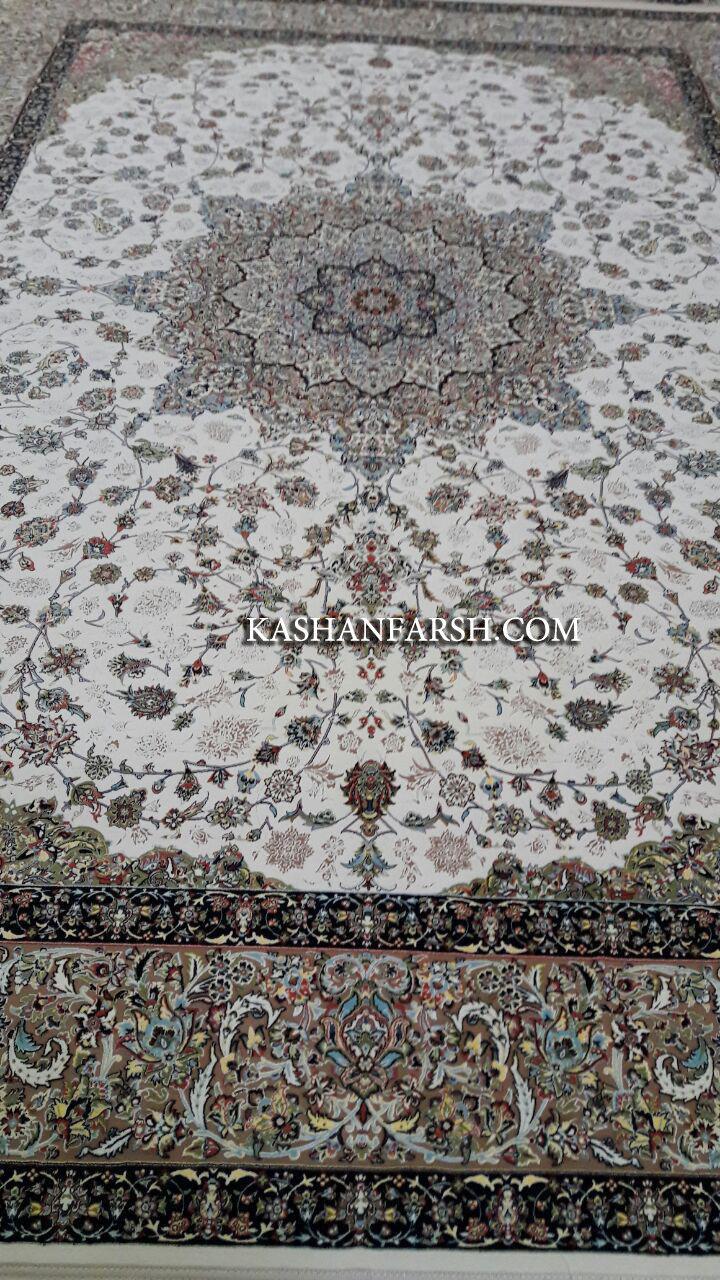 فرش تهمینه گل برجسته 1200 شانه - Image 2