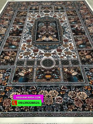 فرش ماشینی باغ ارم طرح 700 شانه