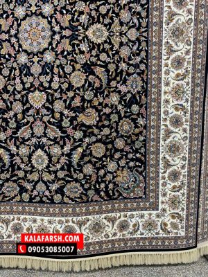 فرش افشان صفوی 1000 شانه برجسته