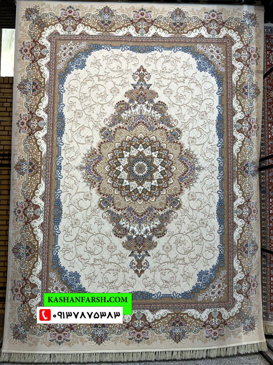 فرش طرح مانلی 1000 شانه برجسته