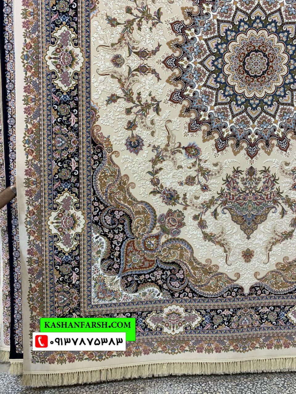 فرش ماشینی لیلیوم 1000 شانه برجسته - Image 9